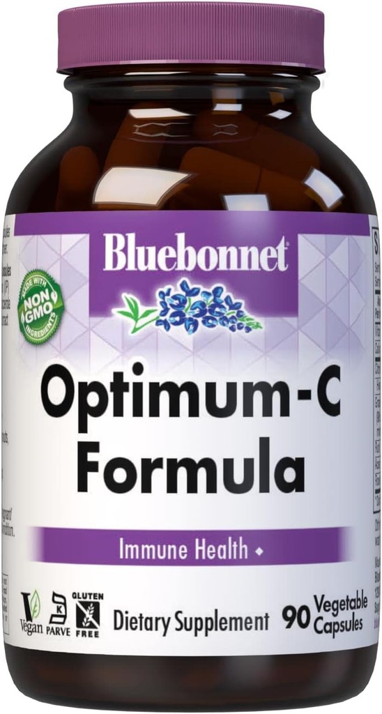 BlueBonnet Optimum C Φόρμουλα κάψουλες λαχανικών, 90 κόμης