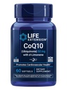 Life Extension Super-Absorbable CoQ10 (Ubiquinone) με d-Limonene, Heart Health Supplement, ανακουφίζει Γενική Κόπωση, οξειδωτικό άγχος Άμυνας, 50 mg, μη-GMO, Gluten-free, 60 softgels