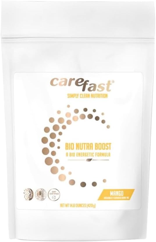 CARERAP® Bio Nutra BoostTM | Beslenme İçmeler Zihin ve Vücut için Mix | Gelişmiş Well-Being ve Günlük Sağlık Desteği | 120+ Vitamini, Mineraller ve Antioksitler ile 55 Tüm Gıda Nutrients