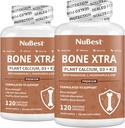 NuBest Bone Xtra Plant Based Bone Strength Formula with Calcium, Magnesium from Marine Algae, Phosphorus, Vitamin C, K2, D3 