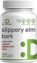 DEAL SUPPLEMENT Slippery Elm Capsules – 300 Pills, Organik İç Bark Toz Taklitiyle Yapıldı – Soothing Throat & Digestive Support – Non-GMOMO Capsules – 300 Pills, Made with Organic İç Bark Toz Ekstraksiyon – Natural Herb for Soothing Throat & Digestive Support – Non-GMOMOMO