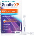 Soothe XP Συντηρητικές δωρεάν σταγόνες ματιών, Xtra προστασία λιπαντικές σταγόνες ματιών για ξηρά μάτια, ανακουφίζει ερεθισμό & προστατεύει από την απώλεια δακρύων, προηγμένη θεραπεία ξηρών ματιών, Φιαλίδια ενιαίας χρήσης, 30 κόμης
