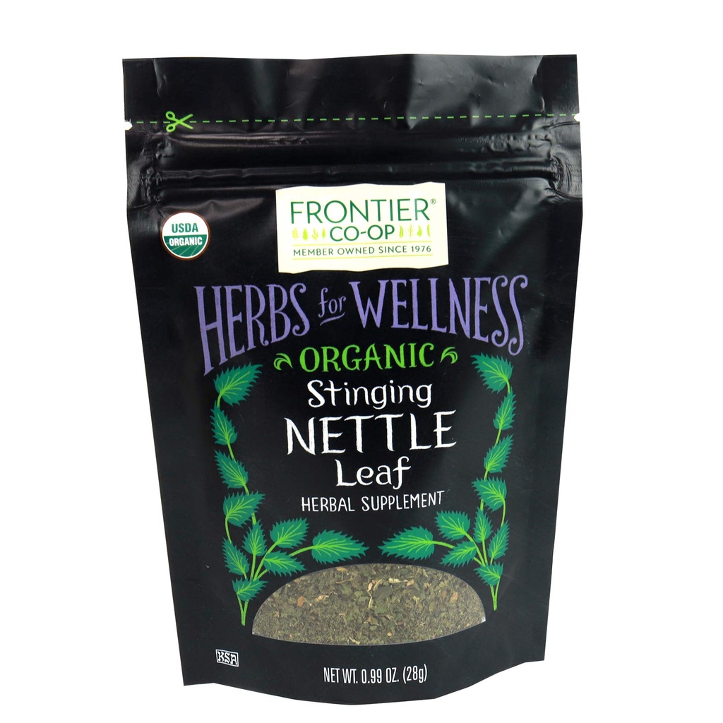 Frontier Co-op Organik Cut ve Sifted Sting Nettle Leaf 0.99oz