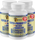 Sunshine Naturals Super Probiyotiks Supplement. Digestion, Gut Health, Immune System Support ve Sağlıklı Bowel Fonksiyonl. Sağlıklı Flora ve Dengeyi Teşvik eder. 100 Capsules. Paket 3