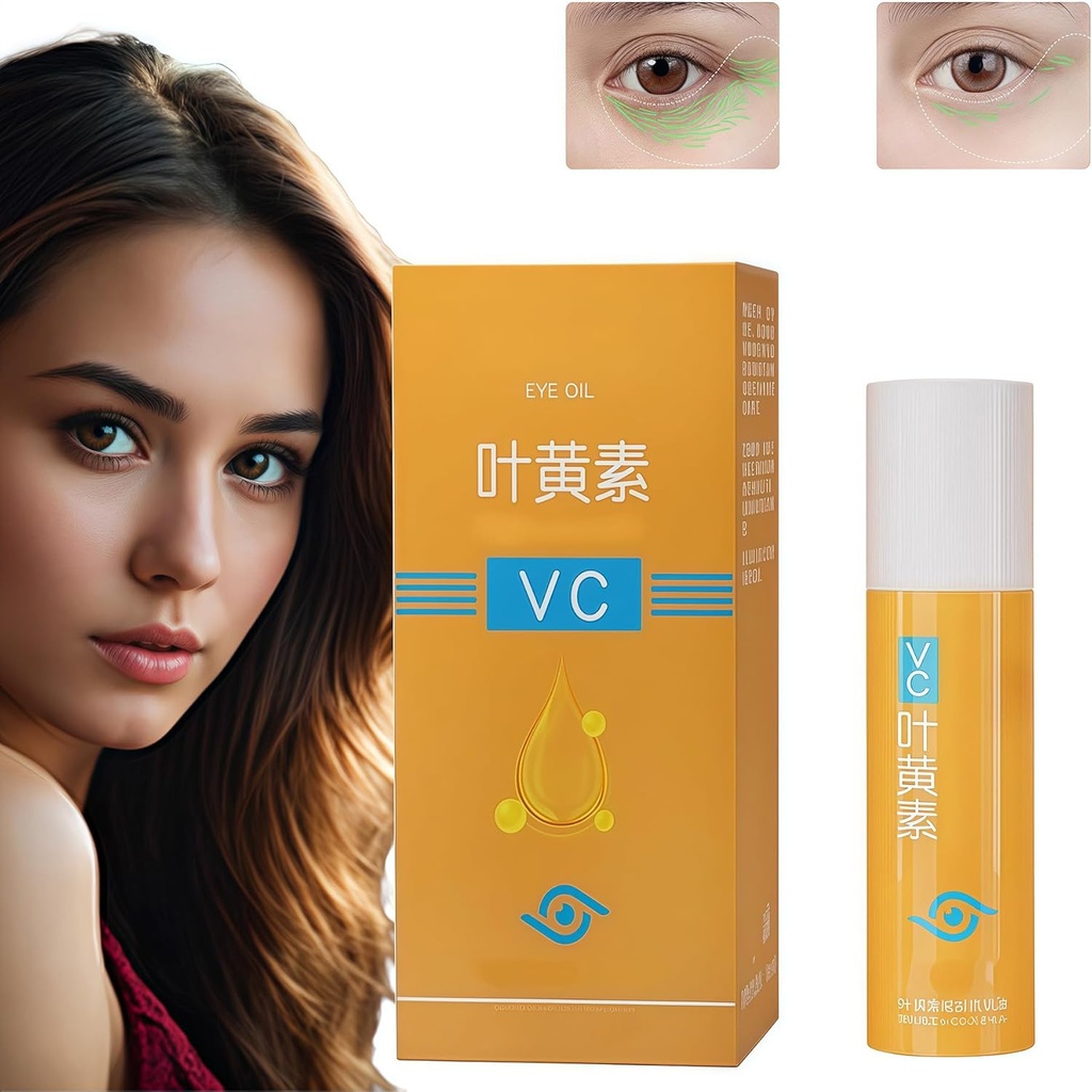 Lutein Eye Essence Oil,Lutein Eye Oil,Lutein Essential Oil,RUY Eye Oil,VC Lutein Eye Essence Oil, Eye Oil Masaj Ball ,Firming Anti-Aging Eye Serum for Eye Cave, Dark Circles, (1pc, M)