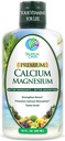 Premium Sıvı Kalsiyum Magnezyum Citrate - Güçlü kemikler için Doğal formül w / destek - Sıvı Vitamin Tamam w/ülcelal, Magnezyum, Boron & Vitamin D3 - 98 Aborpsiyon Oranı 32oz, 64 Serv