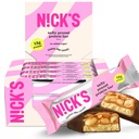 NICKS protein Bars Chocolate Peanut | 15g protein | 200 kalori | Low Carb Keto Friendly Snacks Eklenmedi (Multipack 12 bar x 50g)