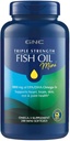 GNC τριπλή δύναμη ιχθυέλαιο Mini Omega 3 συμπλήρωμα, 1000mg EPA και DHA, υποστηρίζει την καρδιά, τον εγκέφαλο, το δέρμα, τα μάτια και κοινή υγεία, 240 Mini Softgels