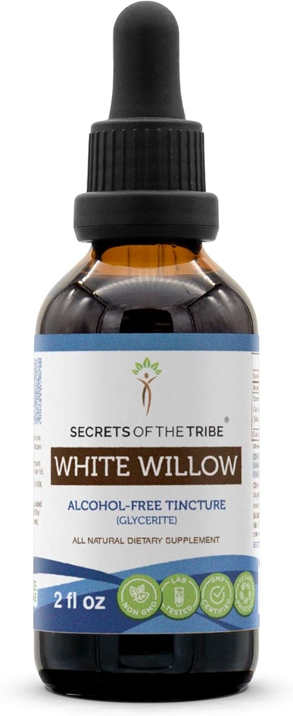 Tribe White Willow Tincture Alkol-Free Extract'ın Sırları, Beyaz Willow (Salix Alba)