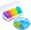 Weekly Pill Organizer, Chrxbei 3 φορές μια μέρα Pill υπόθεση Οργανωτές 7 ημέρα, Thickened Travel Pill Box με 21 μεγάλα διαμερίσματα, BPA Free Medicine Organizer για να κρατήσει βιταμίνη, συμπληρώματα, ιχθυέλαια