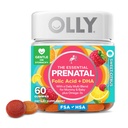 OLLY Prenatal Multivitamin Gummy, Sağlıklı Büyüme ve Beyin Gelişimi, Folic Asit, Vitamin D, Omega 3 DHA, Chewable Supplement, Citrus Berry Flavor, 30 Day Supply - 60 Count