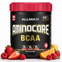 ALLMAX Beslenme AMINOCORE BCAA, Meyve Zehiri - 945 g Toz - 8.18 Kanlı Zincir Amin Asitleri - B Vitaminleri ile - No Fillers veya Non-BCAA Aminos - Sugar Free - 90 Servisler