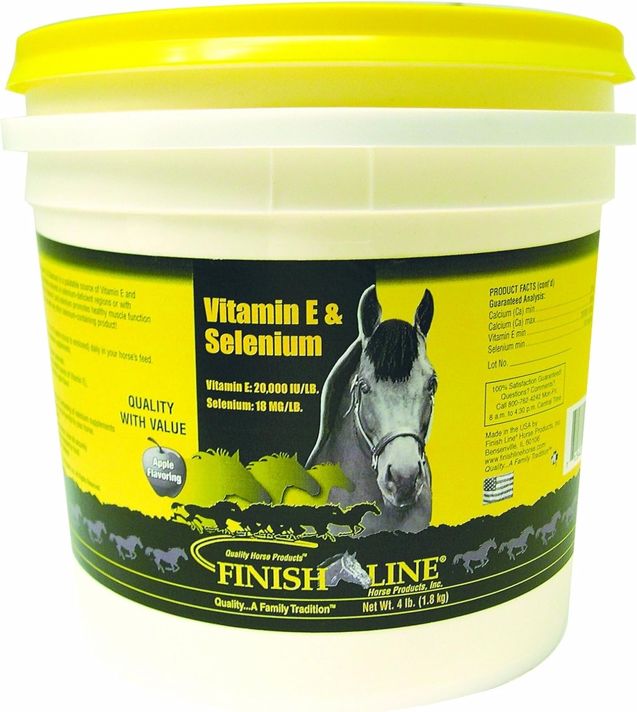 Τελειώστε τη γραμμή Horse Products Βιταμίνη E- Σελήνιο
