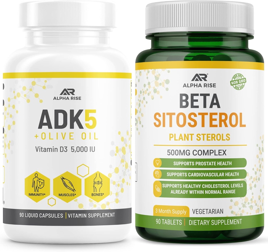 ADK 5 Vitamin Tamam + Beta Sitosterol - Doğal Bitki Sterols