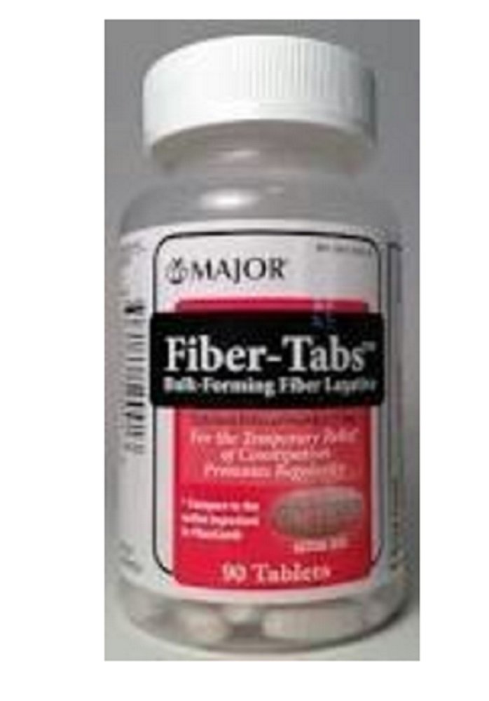 MAJOR Fiber- Tabs Δισκία 500 Mg - Δισκία Fiber για γυναίκες και άνδρες - Περιστασιακή Δυσκοιλιότητα Ανακούφιση για ενήλικες - 90 Δισκία - Συσκευασία των 6
