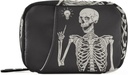 Human Skeleton Pill Box 7 Günlük Pill Case Travel Pill Organizer Bag ile WC Portable Weekly Case Compact Boyut for Vitamin Supplement Sahibi