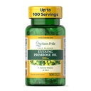 Puritan's Pride Cold Pressed Evening Primrose Oil 500 mg with GLA, Dietary Support Supplement for Womens and Skin Health, 100 Hızlı Yayın Soft Gels