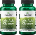 Swanson Uric Acid Cleanse - Natural Supplement Proting Kidney Support - 7 Herbs Güçlü Bir Kombinasyon - (60 Veggie Capsules) 2 Pack