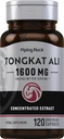Piping Rock Tongkat Ali | 1600 mg | 120 Capsules | Longjack Extract | Herbal Supplement | Non-GMO, Gluten Free