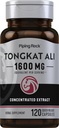 Piping Rock Tongkat Ali | 1600 mg | 120 Capsules | Longjack Extract | Herbal Supplement | Non-GMO, Gluten Free