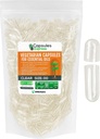 XPRS Nutra Boyutu 00 Boş Vegan Capsules - 1000 Kont Clear Veggie Capsules for Most Essential Oils - Boş Sebze Pilleri - DIY Oil