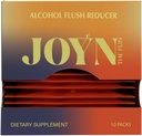 JOYN Supplement for Alcohol Flush Prevention, Detox, Liver Support, Asian Glow Relief | Feel Better Before & After Drinking | Vitamin with DHM, Milk Thistle, Glutathione, Vitamin B12 | 10 Servings