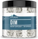 Earthborn Elements DIM (Diindolylmethane) 200 Capsules, Pure & Undiled, No Wordss