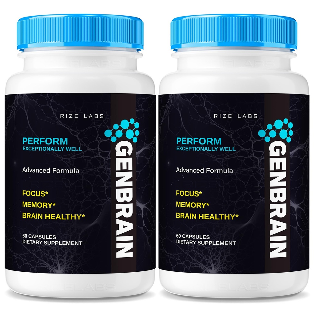 (2 Pack) GenBrain Memory Supplement, GenBrain Extra Strength Brain Support Capsules, GenBrain Advanced Memory Complex, GenBrain Pure All-Φυσικά Χάπια, Gen Brain Reviews (120 Κάψουλες)