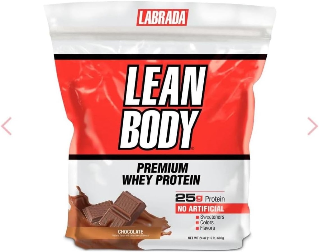 Labrada Beslenme Lean Body Premium Whey Protein Toz, Çikolata, 24 Ounce