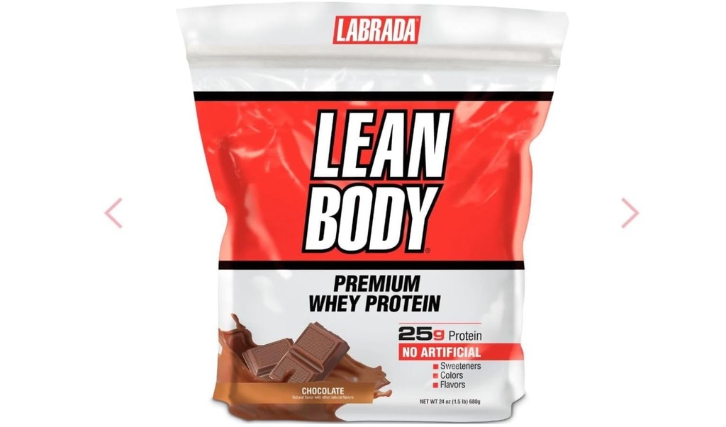 Labrada Beslenme Lean Body Premium Whey Protein Toz, Çikolata, 24 Ounce