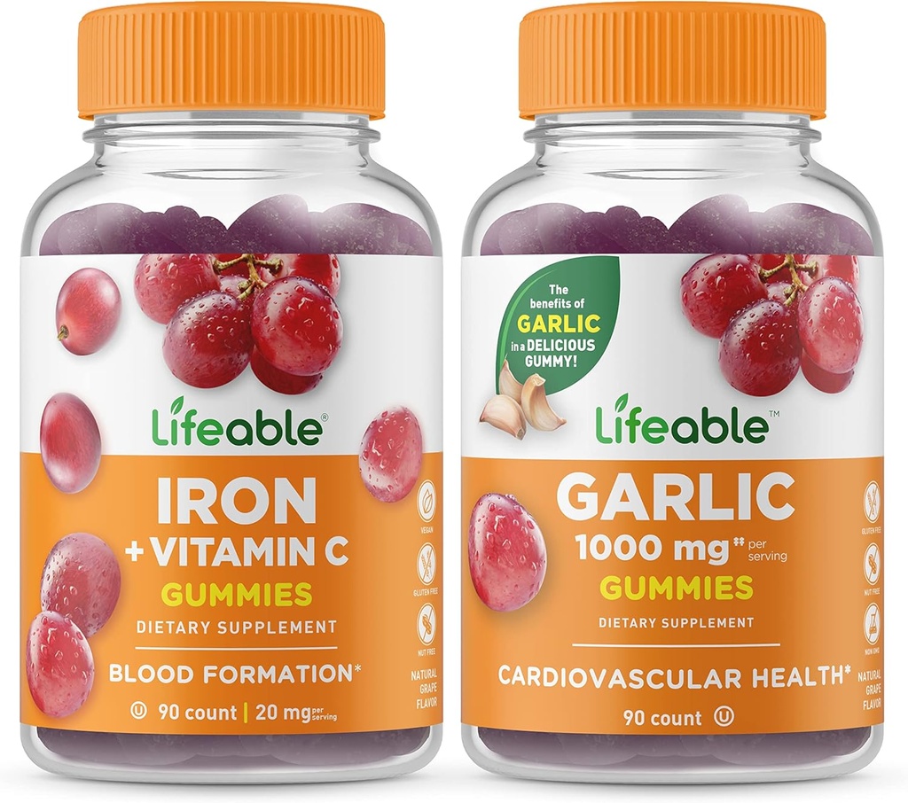 C +, 1000 mg, Gummies Sche - Great Tasting, Vitamin Supplement, Gluten Free, GMO Free, Chewable Gummy
