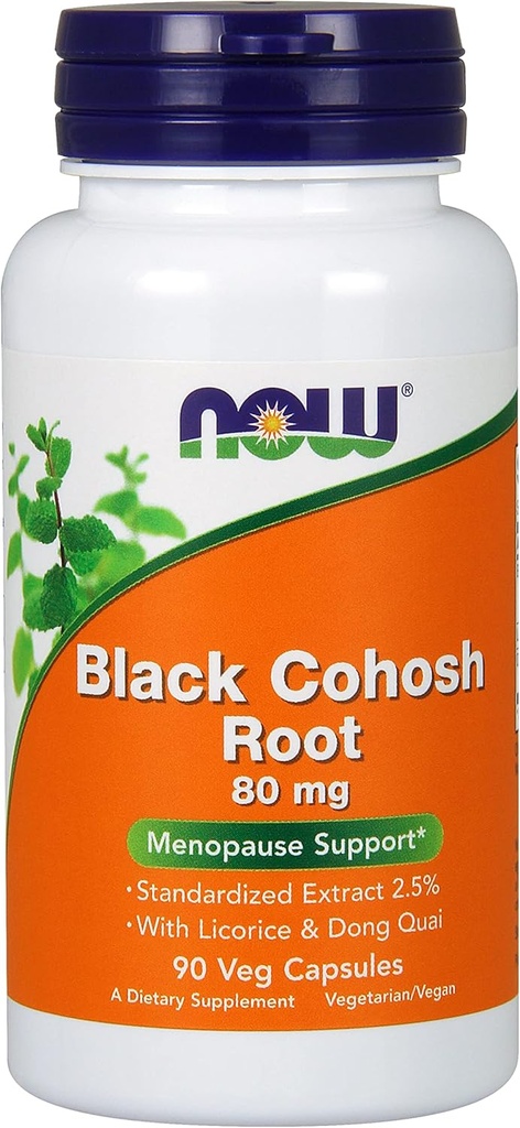 Black Cohosh 80 mg, 90 Kont (Pack of 2)