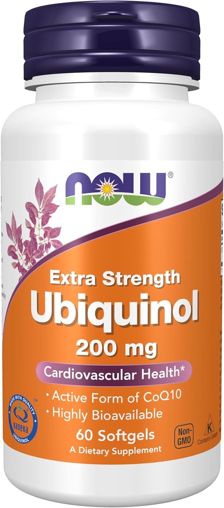 Şimdi Tamamlar, Ubiquinol 200 mg, High Bioavailability (CoQ10), 60 Softgels