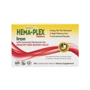 NaturesPlus Hema-Plex Iron - 30 Slow-Release Tabletleri - 85 mg Chelated Iron - Total Blood Health - C & Bioflavonokles - Non GMO, Vegetarian & Gluten Free - 30 Servisler