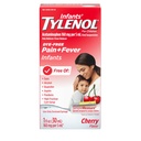 Bebeklerin Tylenol Oral Suspension Sıvı Tıp Acetaminophen, Bebek Ateşi ve Ağrıları Az Aches & Pains, Sore Throat, Headache & Teething Pain, Dye-Free Cherry, 1 fl. oz