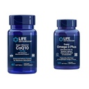 Life Extension Super Ubiquinol CoQ10 gelişmiş Mitochondrial Support & Super Omega-3 Plus EPA/DHA Fish Oil, Sesame Lignans, Zeytinyağı, Krill & Asta