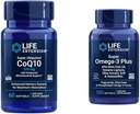 Life Extension Super Ubiquinol CoQ10 gelişmiş Mitochondrial Support & Super Omega-3 Plus EPA/DHA Fish Oil, Sesame Lignans, Zeytinyağı, Krill & Asta