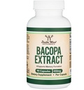 Bacopa Monnieri Capsules% 20 Bacosides 450 mg, 90 Kont (Non-GMO, Gluten Free) Brahmi Extract (Memory Supplement for Brain Health, Focus, and Cognitive Function) by Double Wood