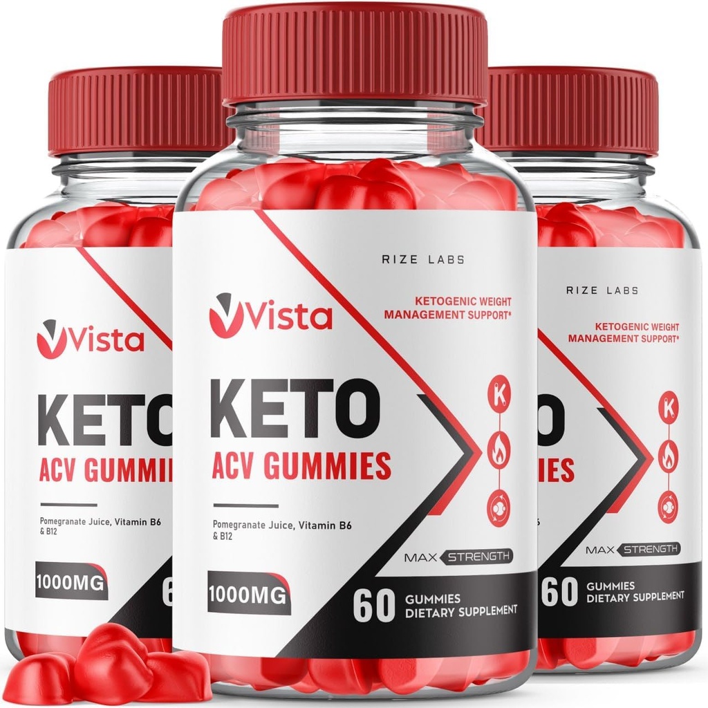 Laboratuarları ( Gelişmiş Kilo kaybı için 3 Vista Hua ACV Gummies, VistaKeto Supplement, Vista Maximum Strength Gomitas, Advanced Formula Yorumlar (180 Gummies)
