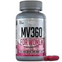 NDS Nutrition MV360 Για γυναίκες, 5-σε-1 Πλήρης Πολυβιταμίνη για γυναίκες με Ουσιώδεις Γυναικείες Βιταμίνες για Ενέργεια, Διέγερση, Τόνωση, Ανοσολογική Υποστήριξη, & Γυναικεία Υγεία & Ομορφιά, 60 Tablets, 30 Υπηρεσίες
