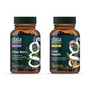 Gaia Herbs Vitex Berry (Chaste Tree) - Kadınlar için Hormon Dengesi ve Fertness - 60 Vegan Caps & Liver Health - Liver Supplement with Milk Thistle, Licorice Root for Liver and Cleanse Support -