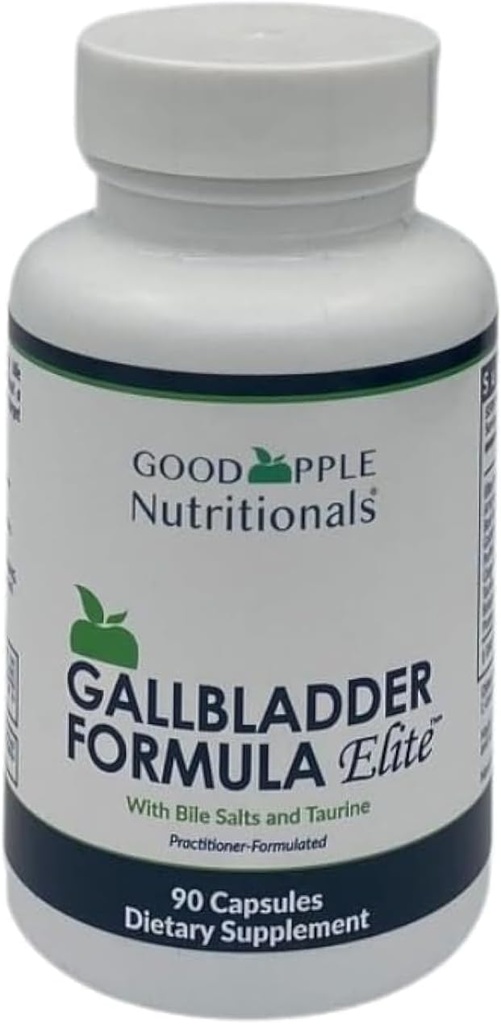 Gallbladder Formula Elite Purified Bile Salts | Abdominal rahatsızlık, Gas ve Indigestion | Gallbladder 90 Caps için Destek