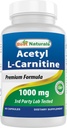 En İyi Doğallar Acetyl L-Carnitine 1000 mg Capsule, 60 Kont