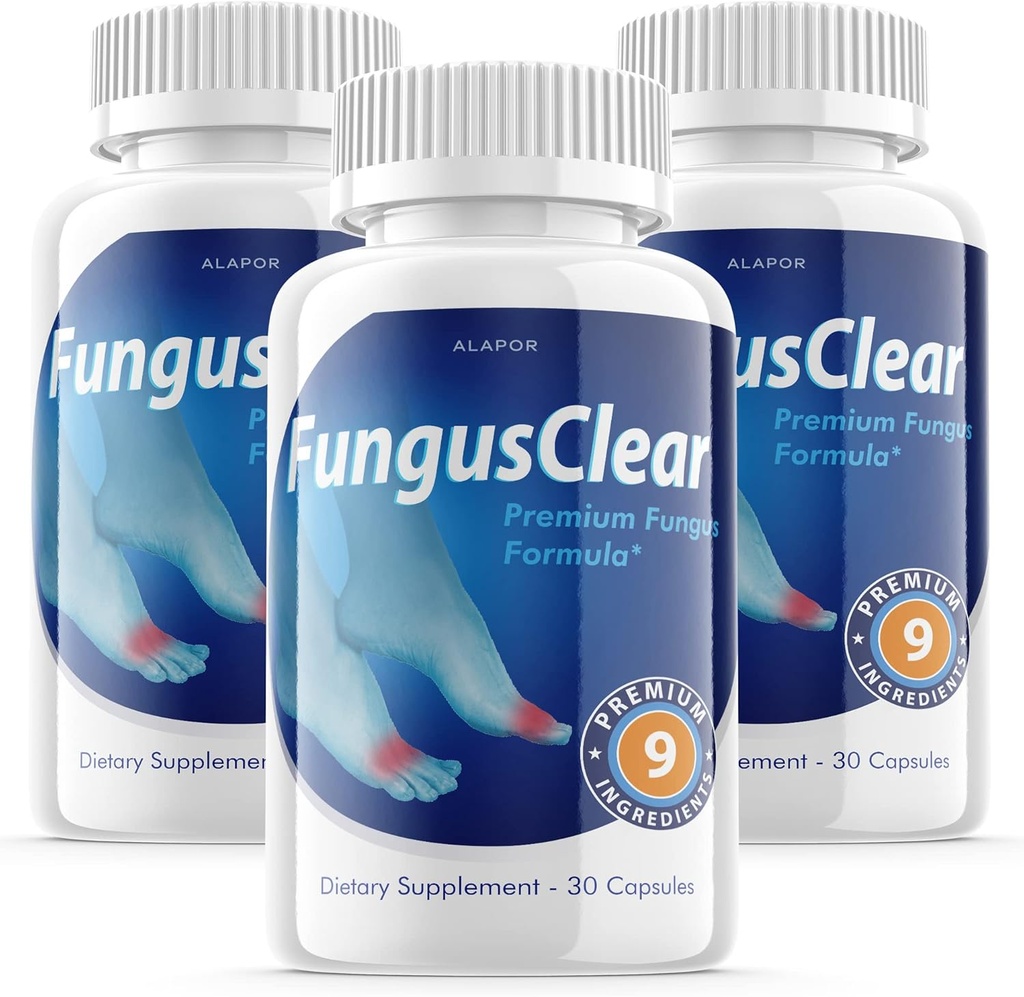(3 Pack) Fungus Clear - Probiyotik Pills, Advance Formula Fungusclear Capsules, Max, 90 Days Supply için.