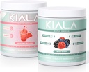 Kiala Beslenme Süper Yeşiller, Organik Yeşiller Toz, Spirulina & Chlorella Superfood Toz, Sugar & Gluten Free Vegan, Spectra Mix, Watermelon & Karma Berry 2 Pack