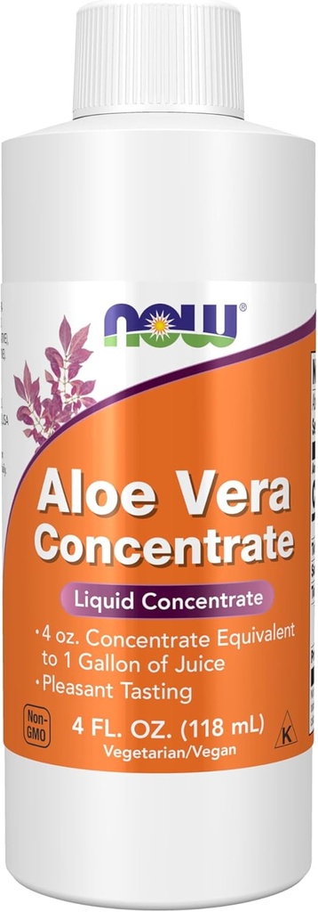 Şimdi Gıdalar Tamamlar, Aloe Vera Mekanik (40:1 Mekanik Contains Active Polysaccharides), 4-Ounce