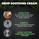 Super Natural Goods Magic Hemp Cream Maximum Strength (8oz) with Hemp Oil, Arnica, Turmeric & Menthol – Cooling Rub for Back, Neck, Knees, Shoulders, and Muscles – Moisturizing and Refreshing Cream