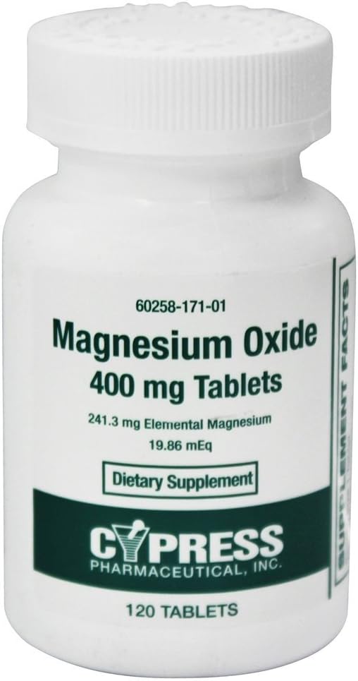 Cypress Farm, Inc.- Magnezyum Oksit 400 mg. - 120 Tablet