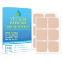 YETAIM Recovery Patches για γυναίκες Άνδρες: 48-Pack Energy Boost Fast Recovery - Day Night Party Support - Apply on Arm Neck Wrist Back for Party Fun Morning Revival - Καθαρό μπλε