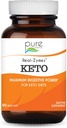 Real-ZymesTM KETO Digestive Enzymes Supplement with Probiyotiks for Better Digestion - Natural Support for Relief of Bloating, Gas, Belching, Diarrhea, Constipation, IBS, vs. - 90 Caps